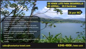 DEVELOPMENT LAND FOR SALE IN ARENAL