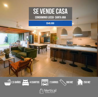 Venta Casa Condominio Lusso santa ana