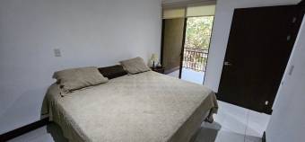 Se alquila apartamento amoblado en condominio de Pozos Santa Ana 25-941