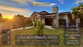 CASA MODERNA EN VENTA San Isidro de Grecia, Alajuela #20302dm