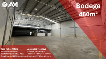 Bodega en Heredia 480m