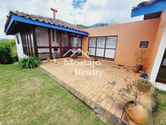 Venta de casa, espectacular vista, un nivel, San Antonio de Escazú, Costa Rica