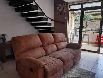  Se alquila apartamento en Rio Oro Santa Ana, amoblado 22-1535