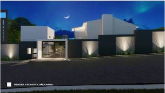 Se vende moderna casa con con patio y terraza en condominio de Guachipelín de Escazú 24-1199