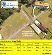 Condominio Royal Palm, Ahorre 25 MILLONES aprox