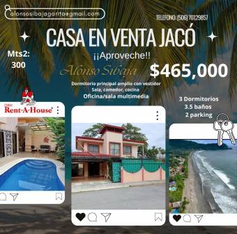 Venta Casa Jacó MLS #26-1383