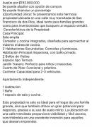 Venta Casa San Francisco, Los Sauces Venta Casa San Francisco, Los Sauces