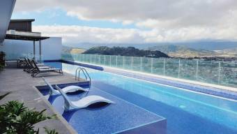 Se alquila hermoso y moderno apartamento con piscina en Curridabat de Alajuela 23-2092