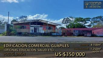 EDIFICACIÓN COMERCIAL EN VENTA, GUÁPILES.   POCOCÍ, LIMÓN #70201fm
