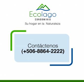 Condominio Ecolago Lotes en preventa 