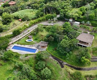 Lot for sale in Hacienda Los Bambúes condominium in Brasil de Mora, Ciudad Colón.
