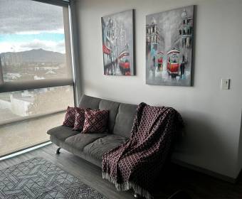 Apartamento amoblado en alquiler condominio 37 Dent Flats, San Pedro, Montes de Oca