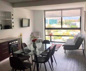 Apartamento amoblado en alquiler condominio 37 Dent Flats, San Pedro, Montes de Oca