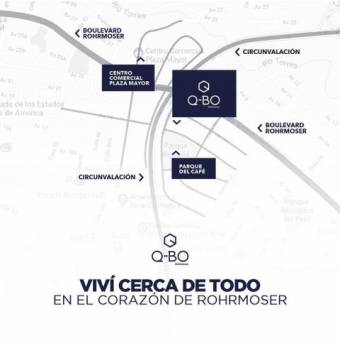 Se vende moderno y espacioso apartamento en condominio de Rohrmoser 24-1355