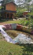 Quinta muy hermosa con cabañas y bosque río y piscina 