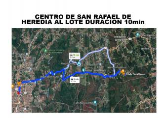 Se vende lote en Heredia San Rafael