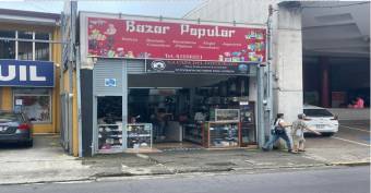 Venta edificio con local comercial Heredia centro.