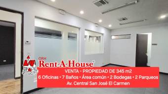 Venta Local Comercial 6 oficinas El Carmen, San José, $ 1,850,000, 7, San José, San José