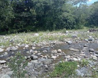Finca con vista al río en Guasimal de Monteverde 