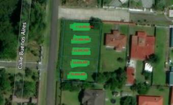 Lotes en Guapiles (Buenos Aires) 304 mtrs2