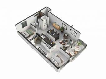 PRE-VENTA DE APARTAMENTO NUEVO, SAN JOSE, ROHRMOSER, CONDOMINIO SOHO 