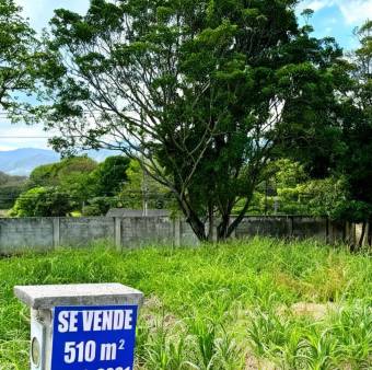 Se vende lote en La Garita Alajuela 26-1254