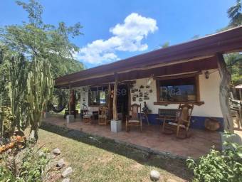 Venta de terreno con casa amueblada, piscina y rancho #26-1881 GS