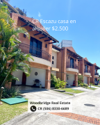 Escazú casa en alquiler $2.500 en San Rafael 