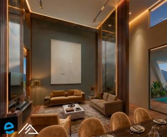 Casa de una planta para estrenar en venta en Ciudad Hacienda Los Reyes, La Guácima, Alajuela