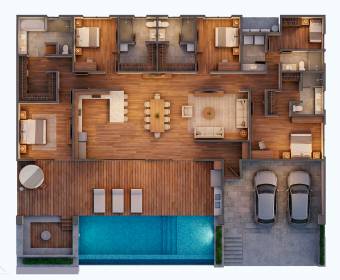 Casa de una planta para estrenar en venta en Ciudad Hacienda Los Reyes, La Guácima, Alajuela