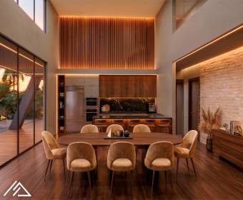 Casa de una planta para estrenar en venta en Ciudad Hacienda Los Reyes, La Guácima, Alajuela
