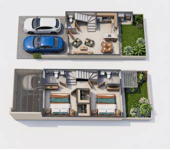 Alquiler de Casa Duplex en San Pablo de Heredia 