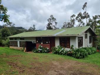 Venta de Finca con Hermosa Casa Campestre en Copey de Dota. RAH 26-74 PRECIO REBAJADO