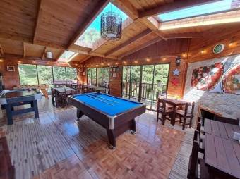 Hermoso restaurante rústico en venta en EL Jardin de Dota MLS 26-2022 