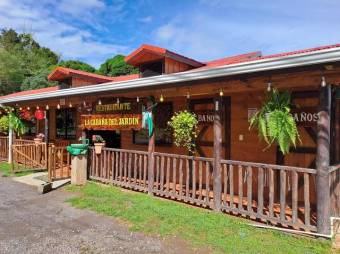Hermoso restaurante rústico en venta en EL Jardin de Dota MLS 26-2022 