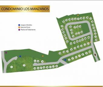 Lotes a la venta en Condominio Los Manzanos Guacima