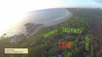 Incredible 5 beachfront titled hectares at Playa Junquillal 