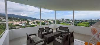 se vende lujosa casa amoblada en Bello Horizonte Escazu 23-60