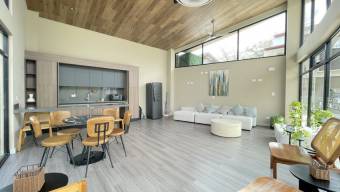 Se alquila casa a estrenar en condominio de Santa Ana 25-1757