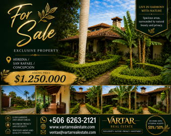 Hacienda San Rafael Heredia for sale
