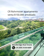 Rohrmoser Paradisus apartamento en venta amueblado