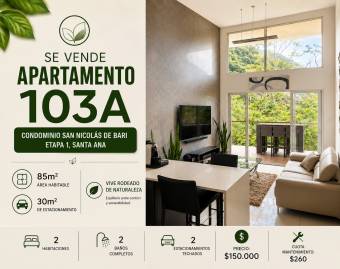 APARTMENT FOR SALE 103A SANTA ANA