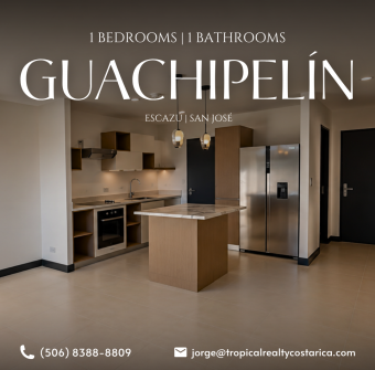 Brand-New Apartment for Rent  Bosques del Café, Guachipelín Norte, Escazú  US$1,300/month