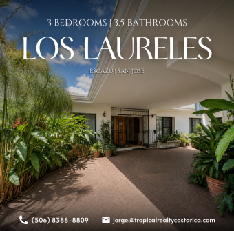 Luxury Single-Level Home for Sale in Los Laureles, Escazú  Fully Renovated & Move-In Ready