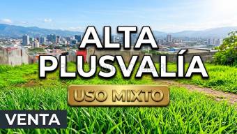 Venta de Lote PREMIUM para DESARROLLO RESIDENCIAL en Los Yoses Sur. RAH 27-150