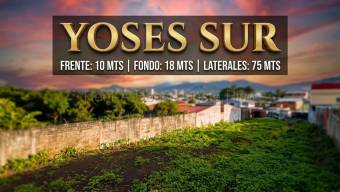 Venta de Lote PREMIUM para DESARROLLO RESIDENCIAL en Los Yoses Sur. RAH 27-150