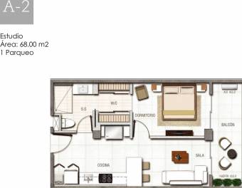 Apartamentos en Ventas en Pozos de Santa Ana-CODIGO 4303448