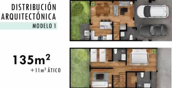 Casas en Ventas en San Antonio de Escazu-CODIGO 4307578