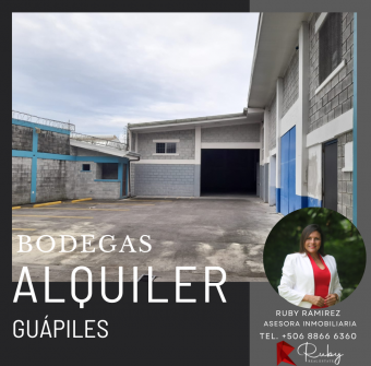 Buscas Bodegas para alquilar en Guápiles, Pococí ? 