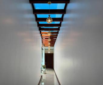 House for sale in a condominium in Santa Ana, San José.